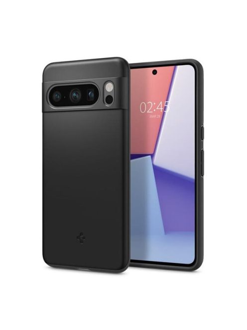 Spigen Thin Fit Google Pixel 8 Pro tok, fekete