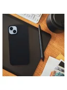 Matt szilikon Samsung Galaxy A35 5G tok, fekete