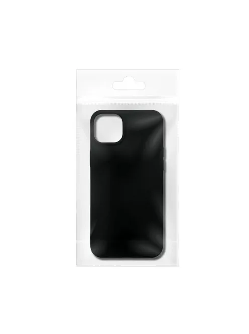 Matt szilikon Samsung Galaxy A35 5G tok, fekete