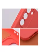 Forcell Silicone Samsung Galaxy A35 5G szilikon tok, barack