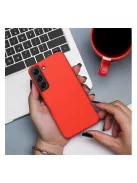 Forcell Silicone Samsung Galaxy A35 5G szilikon tok, barack