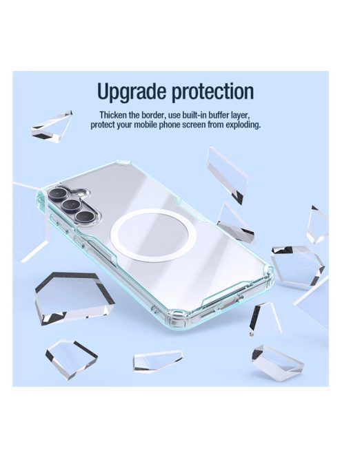 Nillkin Nature Pro Magnetic Samsung Galaxy A55 5G mágneses szilikon tok, átlátszó