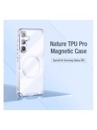 Nillkin Nature Pro Magnetic Samsung Galaxy A55 5G mágneses szilikon tok, átlátszó