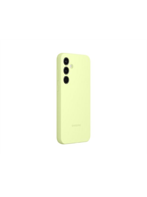 Samsung Galaxy A55 5G Silicone Cover, gyári szilikon tok, lime, EF-PA556TME
