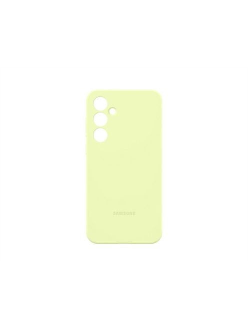 Samsung Galaxy A55 5G Silicone Cover, gyári szilikon tok, lime, EF-PA556TME