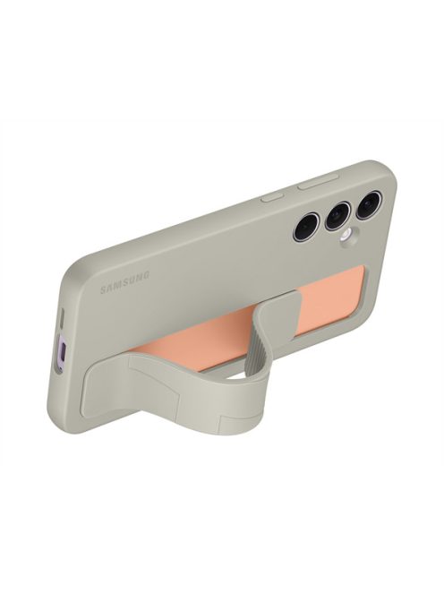 Samsung Galaxy A55 5G Standing Grip gyári tok, szürke, EF-GA556TJE