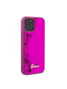 Guess Sequin Script Logo iPhone 12/12 Pro tok, magenta