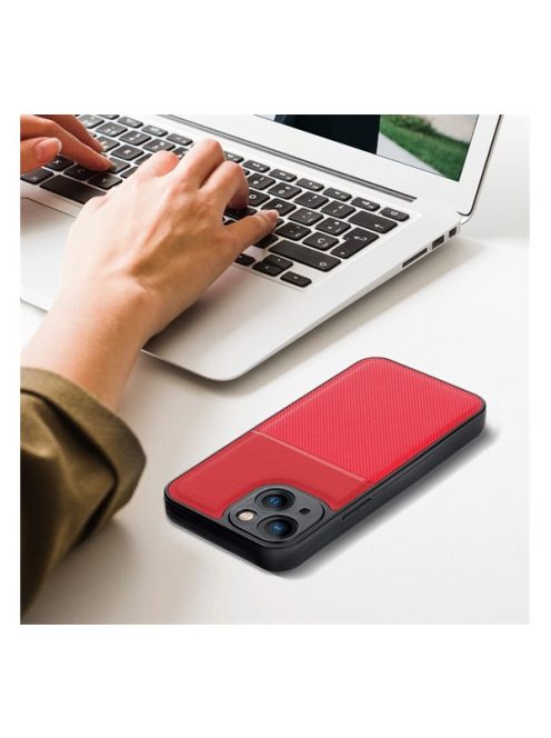 Forcell Noble hátlap tok, Xiaomi redmi 13C / Poco C65, piros