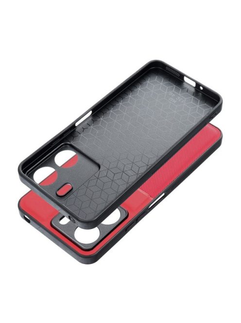 Forcell Noble hátlap tok, Xiaomi redmi 13C / Poco C65, piros