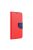 Fancy Xiaomi Redmi 13C / Poco C65 flip tok, piros / kék