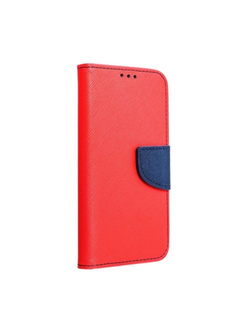 Fancy Xiaomi Redmi 13C / Poco C65 flip tok, piros / kék