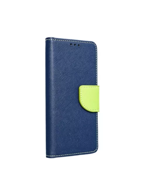 Fancy Xiaomi Redmi 13C / Poco C65 flip tok, kék / lime