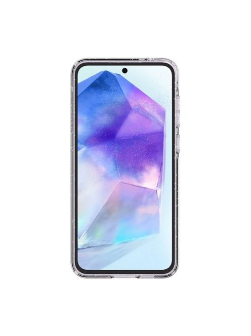 Spigen Liquid Crystal Glitter Samsung Galaxy A55 5G tok, átlátszó ACS07538