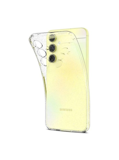 Spigen Liquid Crystal Glitter Samsung Galaxy A55 5G tok, átlátszó ACS07538