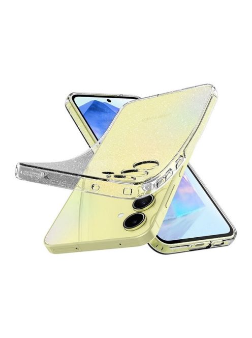 Spigen Liquid Crystal Glitter Samsung Galaxy A55 5G tok, átlátszó ACS07538
