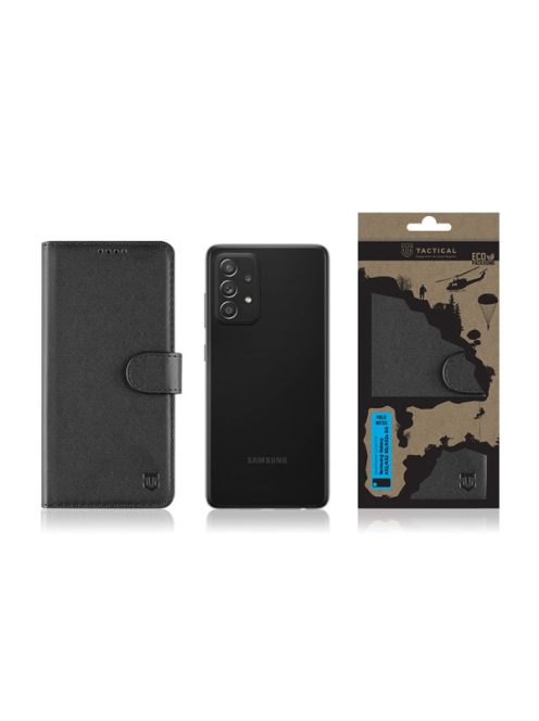 Tactical Field Notes Samsung Galaxy A52/A52 5G/A52s 5G flip/oldalra nyíló tok, fekete