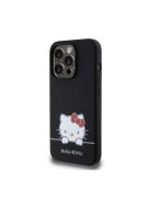 Hello Kitty Liquid Silicone Daydreaming Logo Apple iPhone 15 Pro hátlap tok, fekete