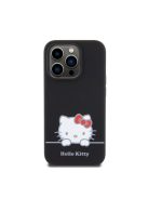 Hello Kitty Liquid Silicone Daydreaming Logo Apple iPhone 15 Pro hátlap tok, fekete