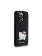 Hello Kitty Liquid Silicone Daydreaming Logo Apple iPhone 15 Pro hátlap tok, fekete