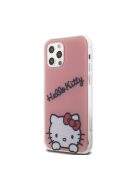 Hello Kitty IML Daydreaming Logo Apple iPhone 12/12 Pro hátlap tok, rózsaszín