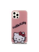 Hello Kitty IML Daydreaming Logo Apple iPhone 12/12 Pro hátlap tok, rózsaszín