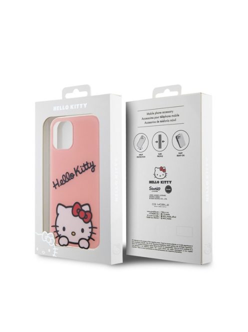 Hello Kitty IML Daydreaming Logo Apple iPhone 12/12 Pro hátlap tok, rózsaszín