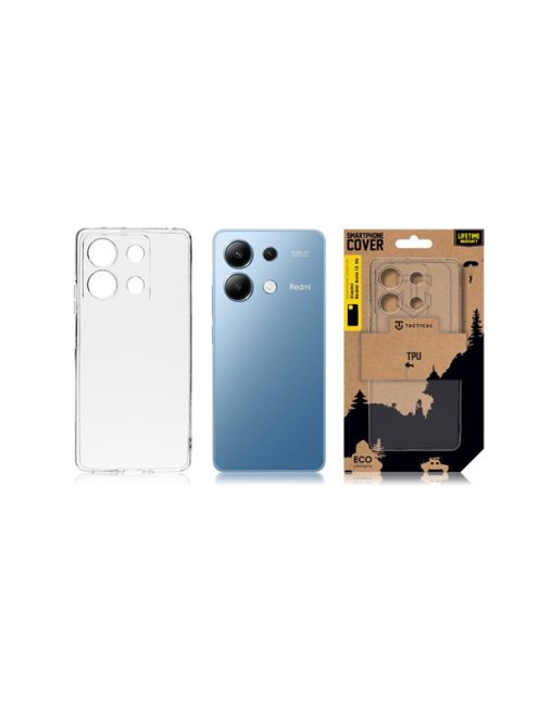 Tactical TPU Xiaomi Redmi Note 13 5G hátlap tok, átlátszó