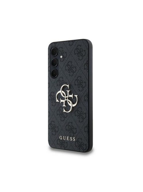 Guess 4G Big Metal Logo Samsung Galaxy A35 hátlap tok, fekete, GUHCSA354GMGGR 