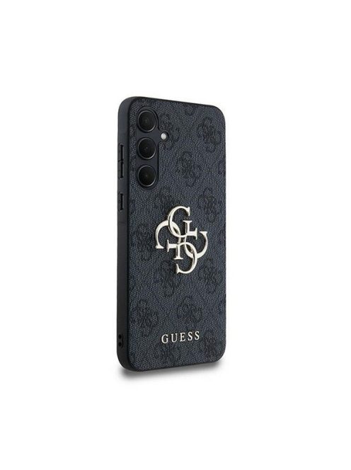 Guess 4G Big Metal Logo Samsung Galaxy A35 hátlap tok, fekete, GUHCSA354GMGGR 