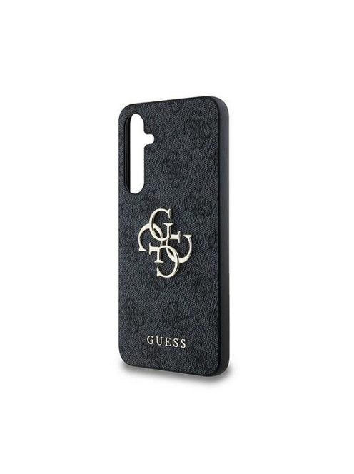 Guess 4G Big Metal Logo Samsung Galaxy A35 hátlap tok, fekete, GUHCSA354GMGGR 