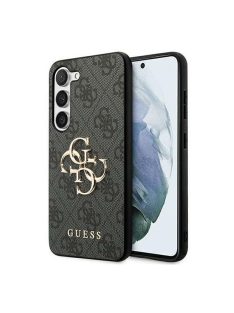   Guess 4G Big Metal Logo Samsung Galaxy A55 hátlap tok, fekete, GUHCSA554GMGGR