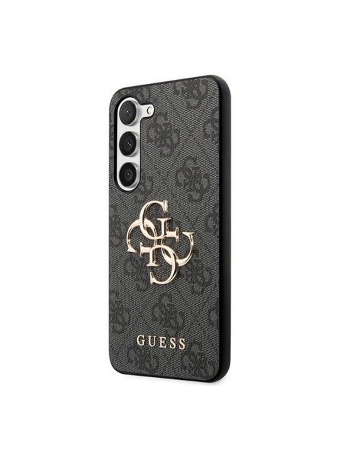 Guess 4G Big Metal Logo Samsung Galaxy A55 hátlap tok, fekete, GUHCSA554GMGGR