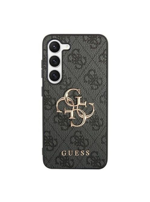 Guess 4G Big Metal Logo Samsung Galaxy A55 hátlap tok, fekete, GUHCSA554GMGGR