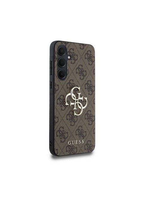 Guess 4G Big Metal Logo Samsung Galaxy A35 hátlap tok, barna, CSA354GMGBR 