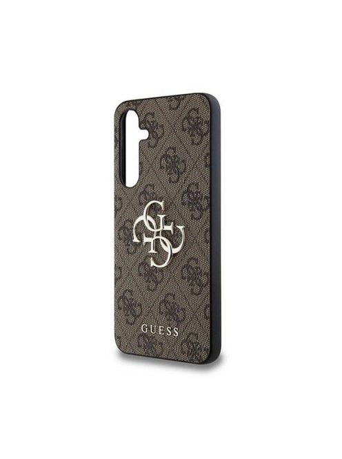 Guess 4G Big Metal Logo Samsung Galaxy A35 hátlap tok, barna, CSA354GMGBR 