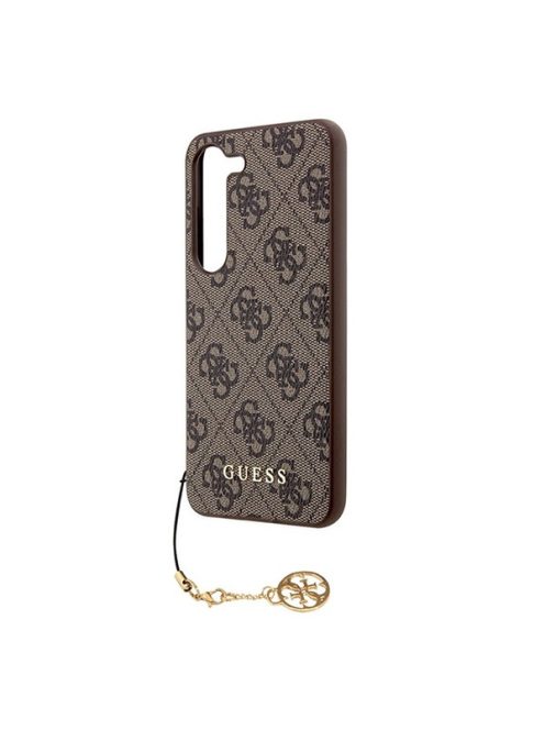 Guess 4G Charms Collection Samsung Galaxy A35 hátlap tok, barna, CSA35GF4GBR