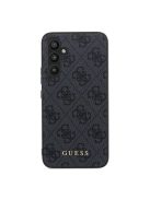 Guess 4G Metal Gold Logo Samsung Galaxy A55 hátlap tok, fekete, GUOHCSA55G4GFGR