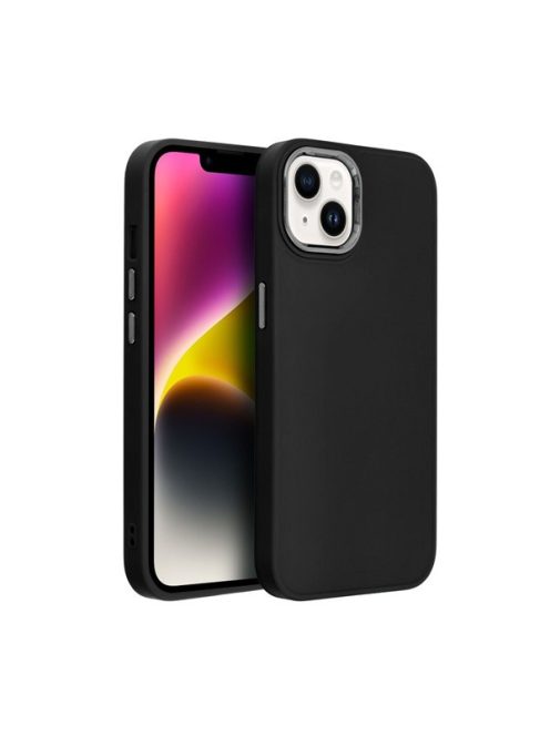 Frame Xiaomi Redmi Note 13 Pro + 5G közepesen ütésálló tok kameravédő kerettel, fekete