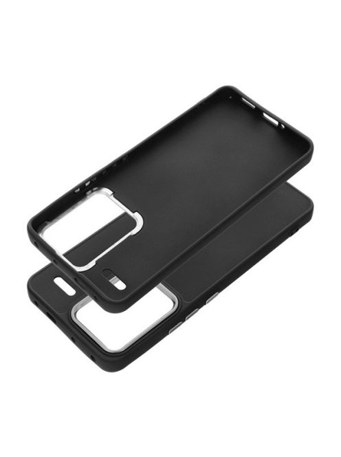 Frame Xiaomi Redmi Note 13 Pro + 5G közepesen ütésálló tok kameravédő kerettel, fekete