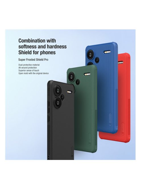 Nillkin Super Frosted Pro Xiaomi Redmi Note 13 Pro+ 5G hátlap tok, zöld