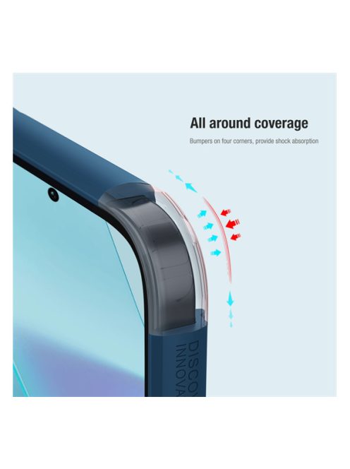 Nillkin Super Frosted Pro Xiaomi Redmi Note 13 Pro+ 5G hátlap tok, zöld