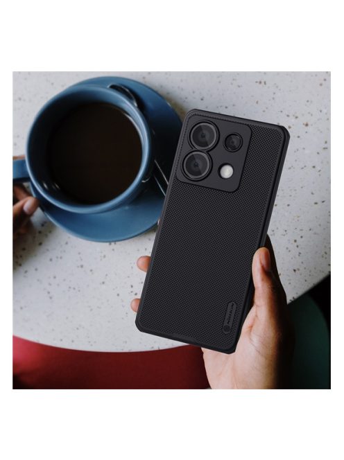 Nillkin Super Frosted Pro Xiaomi Redmi Note 13 Pro 5G/Poco X6 5G hátlap tok, fekete