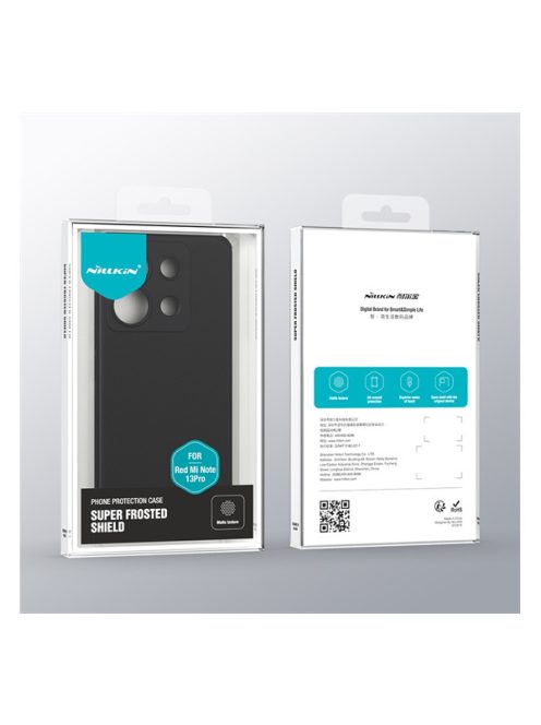 Nillkin Super Frosted Pro Xiaomi Redmi Note 13 Pro 5G/Poco X6 5G hátlap tok, fekete
