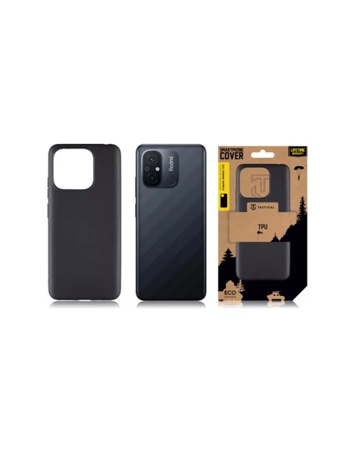 Tactical TPU Xiaomi Redmi 12C hátlap tok, fekete