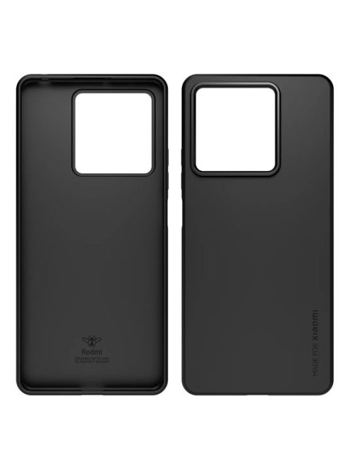 Xiaomi Redmi Note 13 5G gyári műanyag hátlap tok, fekete