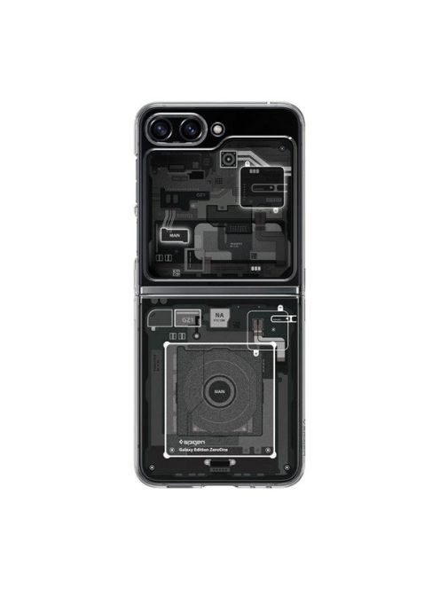 Spigen Air Skin Samsung Galaxy Z Flip5 tok, Zero one, fekete