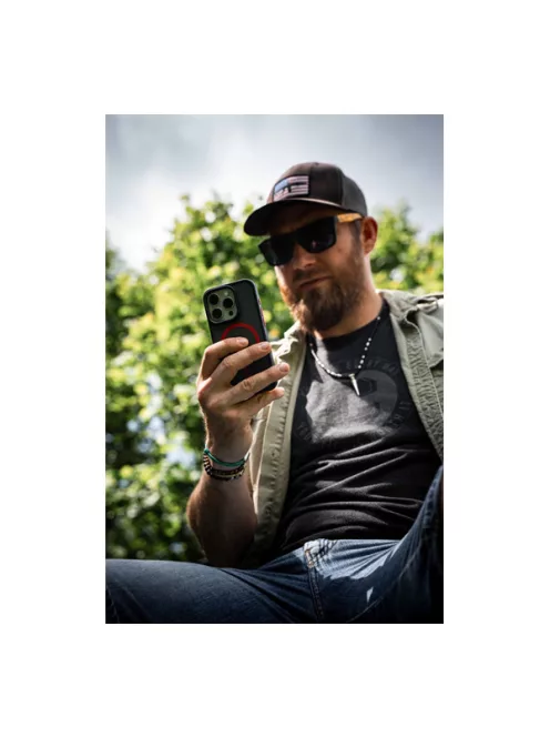 Tactical MagForce Hyperstealth 2.0 Samsung Galaxy S24 Ultra magsafe tok, fekete/piros