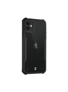   Tactical Quantum Stealth Apple iPhone 11 hátlap tok, átlátszó/fekete