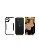 Tactical Quantum Stealth Apple iPhone 11 hátlap tok, átlátszó/fekete