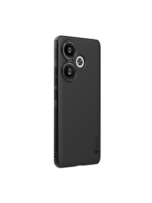 Nillkin Super Frosted Pro Poco F6 hátlap tok, fekete
